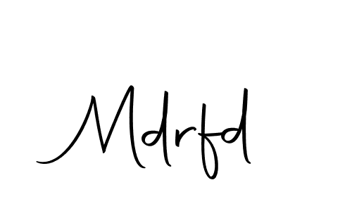 Create a beautiful signature design for name Mdrfd. With this signature (Autography-DOLnW) fonts, you can make a handwritten signature for free. Mdrfd signature style 10 images and pictures png