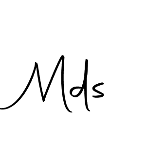 You should practise on your own different ways (Autography-DOLnW) to write your name (Mds) in signature. don't let someone else do it for you. Mds signature style 10 images and pictures png