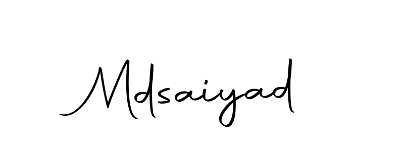 if you are searching for the best signature style for your name Mdsaiyad. so please give up your signature search. here we have designed multiple signature styles  using Autography-DOLnW. Mdsaiyad signature style 10 images and pictures png
