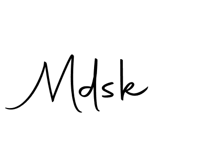 Use a signature maker to create a handwritten signature online. With this signature software, you can design (Autography-DOLnW) your own signature for name Mdsk. Mdsk signature style 10 images and pictures png
