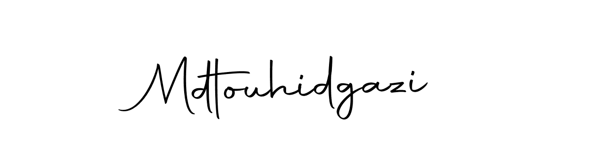 You can use this online signature creator to create a handwritten signature for the name Mdtouhidgazi. This is the best online autograph maker. Mdtouhidgazi signature style 10 images and pictures png