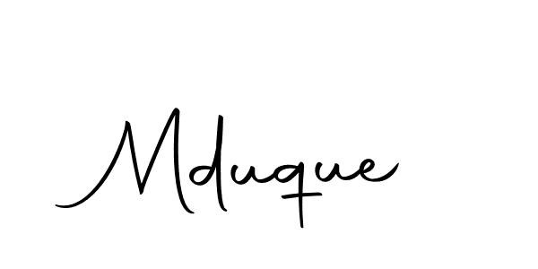 Make a short Mduque signature style. Manage your documents anywhere anytime using Autography-DOLnW. Create and add eSignatures, submit forms, share and send files easily. Mduque signature style 10 images and pictures png