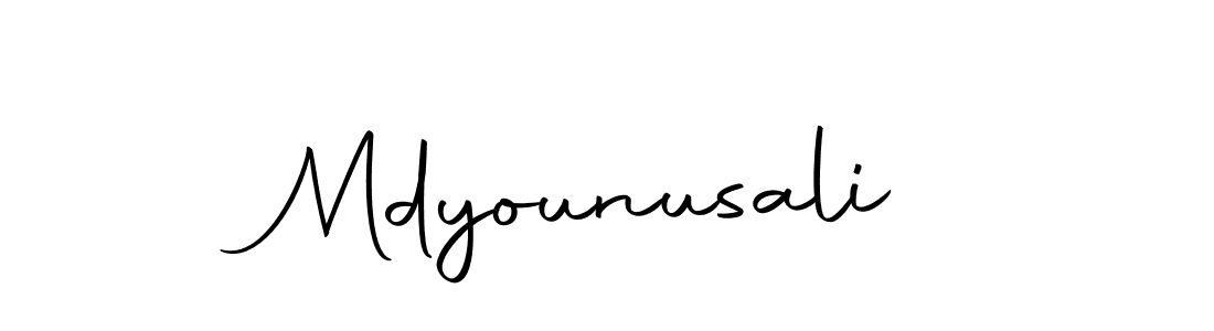 You should practise on your own different ways (Autography-DOLnW) to write your name (Mdyounusali) in signature. don't let someone else do it for you. Mdyounusali signature style 10 images and pictures png