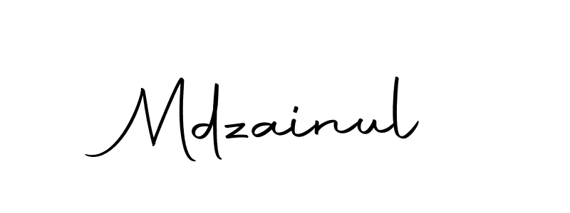 How to make Mdzainul signature? Autography-DOLnW is a professional autograph style. Create handwritten signature for Mdzainul name. Mdzainul signature style 10 images and pictures png