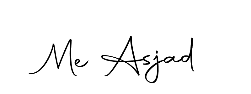 How to make Me Asjad name signature. Use Autography-DOLnW style for creating short signs online. This is the latest handwritten sign. Me Asjad signature style 10 images and pictures png