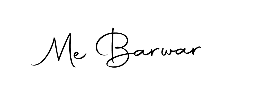 Design your own signature with our free online signature maker. With this signature software, you can create a handwritten (Autography-DOLnW) signature for name Me Barwar. Me Barwar signature style 10 images and pictures png