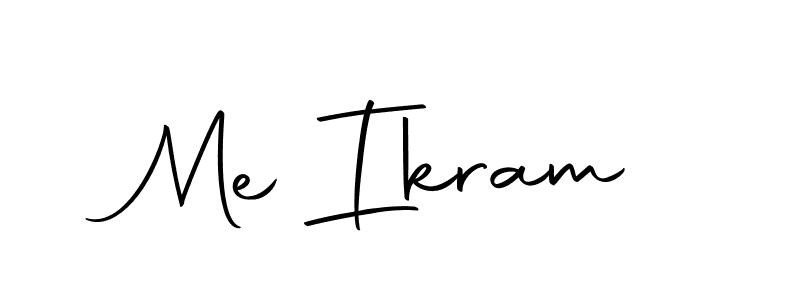 Design your own signature with our free online signature maker. With this signature software, you can create a handwritten (Autography-DOLnW) signature for name Me Ikram. Me Ikram signature style 10 images and pictures png