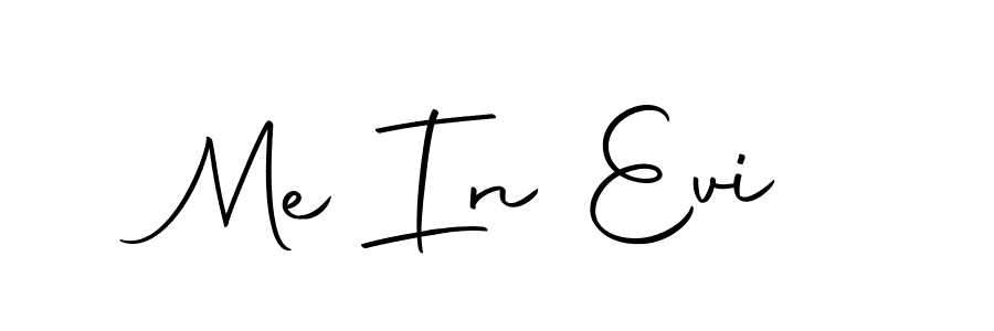 You should practise on your own different ways (Autography-DOLnW) to write your name (Me In Evi) in signature. don't let someone else do it for you. Me In Evi signature style 10 images and pictures png