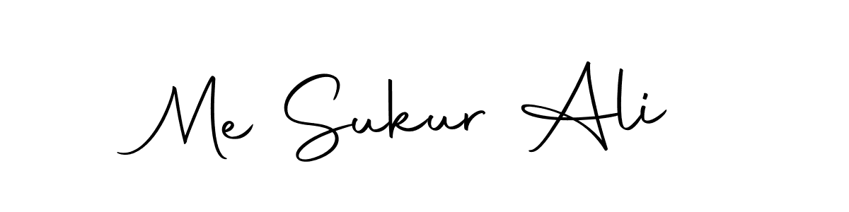 The best way (Autography-DOLnW) to make a short signature is to pick only two or three words in your name. The name Me Sukur Ali include a total of six letters. For converting this name. Me Sukur Ali signature style 10 images and pictures png