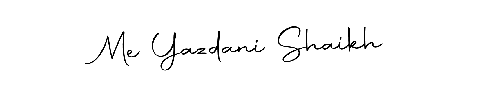 Make a beautiful signature design for name Me Yazdani Shaikh. Use this online signature maker to create a handwritten signature for free. Me Yazdani Shaikh signature style 10 images and pictures png
