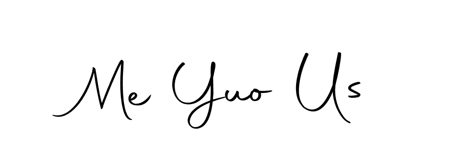 You should practise on your own different ways (Autography-DOLnW) to write your name (Me Yuo Us) in signature. don't let someone else do it for you. Me Yuo Us signature style 10 images and pictures png