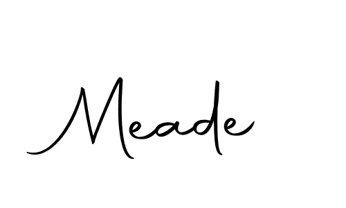 Also we have Meade name is the best signature style. Create professional handwritten signature collection using Autography-DOLnW autograph style. Meade signature style 10 images and pictures png