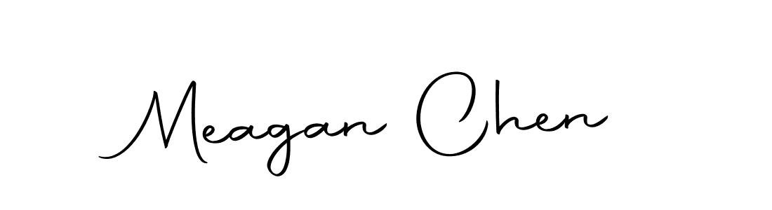 Create a beautiful signature design for name Meagan Chen. With this signature (Autography-DOLnW) fonts, you can make a handwritten signature for free. Meagan Chen signature style 10 images and pictures png