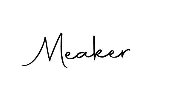 Meaker stylish signature style. Best Handwritten Sign (Autography-DOLnW) for my name. Handwritten Signature Collection Ideas for my name Meaker. Meaker signature style 10 images and pictures png