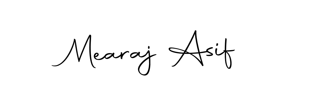 Design your own signature with our free online signature maker. With this signature software, you can create a handwritten (Autography-DOLnW) signature for name Mearaj Asif. Mearaj Asif signature style 10 images and pictures png