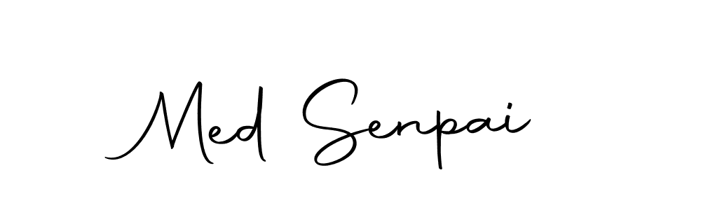 Use a signature maker to create a handwritten signature online. With this signature software, you can design (Autography-DOLnW) your own signature for name Med Senpai. Med Senpai signature style 10 images and pictures png
