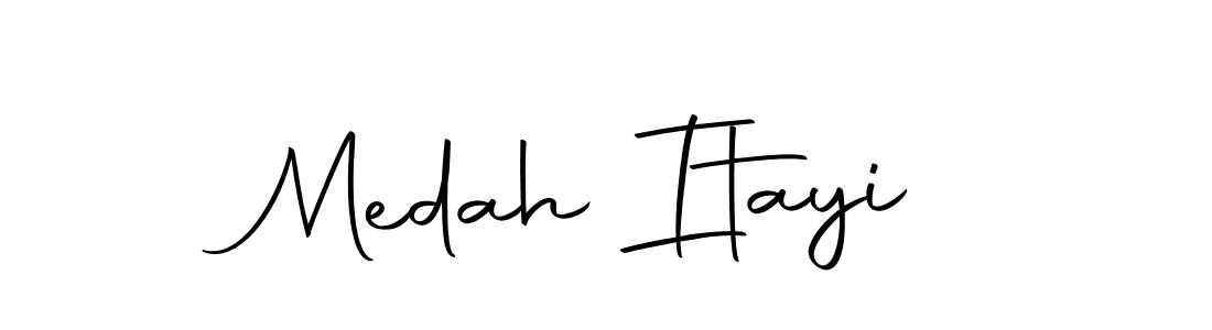 Design your own signature with our free online signature maker. With this signature software, you can create a handwritten (Autography-DOLnW) signature for name Medah Itayi. Medah Itayi signature style 10 images and pictures png