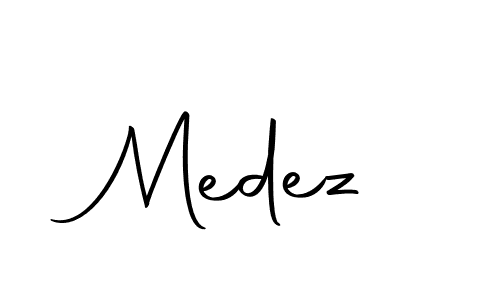 How to make Medez signature? Autography-DOLnW is a professional autograph style. Create handwritten signature for Medez name. Medez signature style 10 images and pictures png