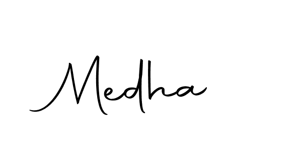 Autography-DOLnW is a professional signature style that is perfect for those who want to add a touch of class to their signature. It is also a great choice for those who want to make their signature more unique. Get Medha  name to fancy signature for free. Medha  signature style 10 images and pictures png