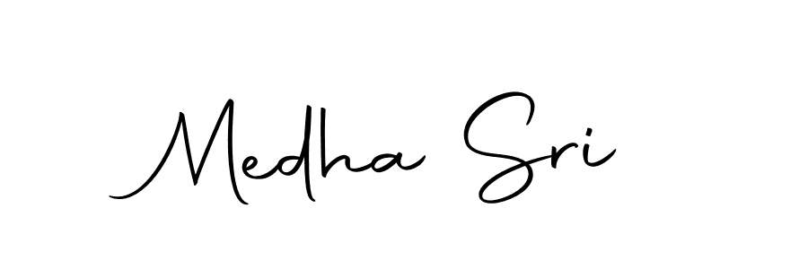 Use a signature maker to create a handwritten signature online. With this signature software, you can design (Autography-DOLnW) your own signature for name Medha Sri. Medha Sri signature style 10 images and pictures png