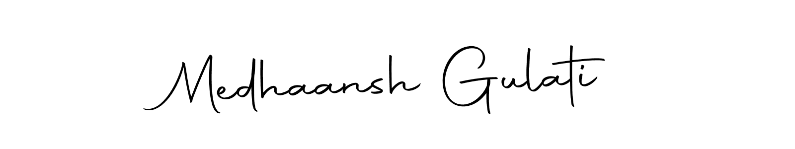 You can use this online signature creator to create a handwritten signature for the name Medhaansh Gulati. This is the best online autograph maker. Medhaansh Gulati signature style 10 images and pictures png