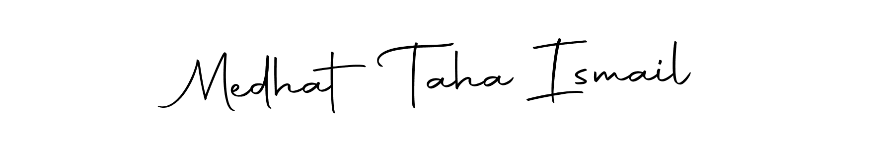 How to make Medhat Taha Ismail name signature. Use Autography-DOLnW style for creating short signs online. This is the latest handwritten sign. Medhat Taha Ismail signature style 10 images and pictures png