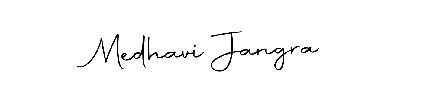 Also we have Medhavi Jangra name is the best signature style. Create professional handwritten signature collection using Autography-DOLnW autograph style. Medhavi Jangra signature style 10 images and pictures png
