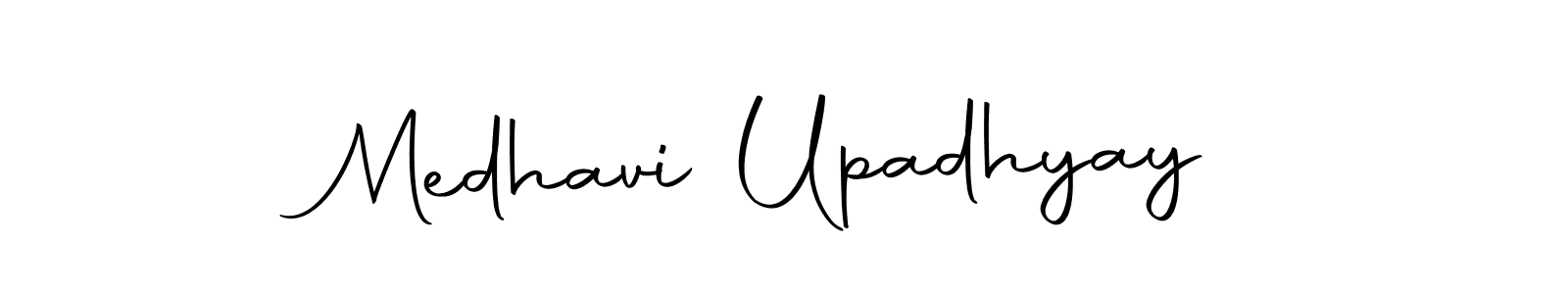 Make a beautiful signature design for name Medhavi Upadhyay. With this signature (Autography-DOLnW) style, you can create a handwritten signature for free. Medhavi Upadhyay signature style 10 images and pictures png