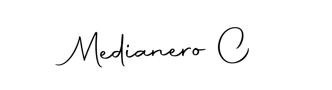 Use a signature maker to create a handwritten signature online. With this signature software, you can design (Autography-DOLnW) your own signature for name Medianero C. Medianero C signature style 10 images and pictures png