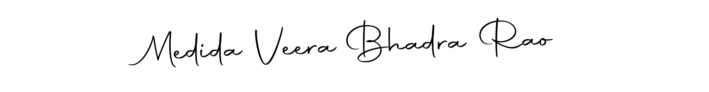 Design your own signature with our free online signature maker. With this signature software, you can create a handwritten (Autography-DOLnW) signature for name Medida Veera Bhadra Rao. Medida Veera Bhadra Rao signature style 10 images and pictures png