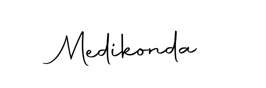 Make a beautiful signature design for name Medikonda. With this signature (Autography-DOLnW) style, you can create a handwritten signature for free. Medikonda signature style 10 images and pictures png