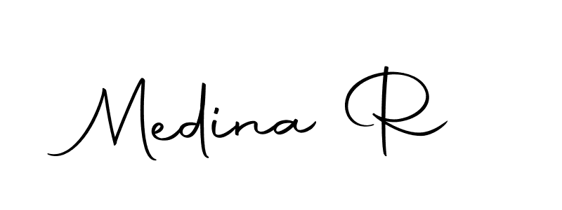 Also we have Medina R name is the best signature style. Create professional handwritten signature collection using Autography-DOLnW autograph style. Medina R signature style 10 images and pictures png