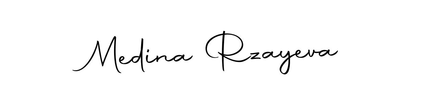 Make a beautiful signature design for name Medina Rzayeva. With this signature (Autography-DOLnW) style, you can create a handwritten signature for free. Medina Rzayeva signature style 10 images and pictures png