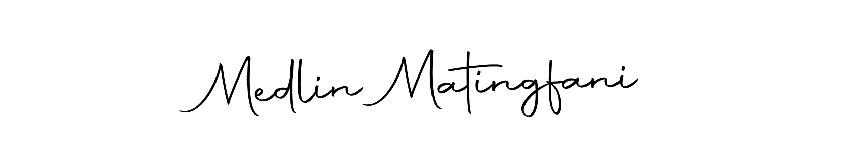 Make a beautiful signature design for name Medlin Matingfani. Use this online signature maker to create a handwritten signature for free. Medlin Matingfani signature style 10 images and pictures png