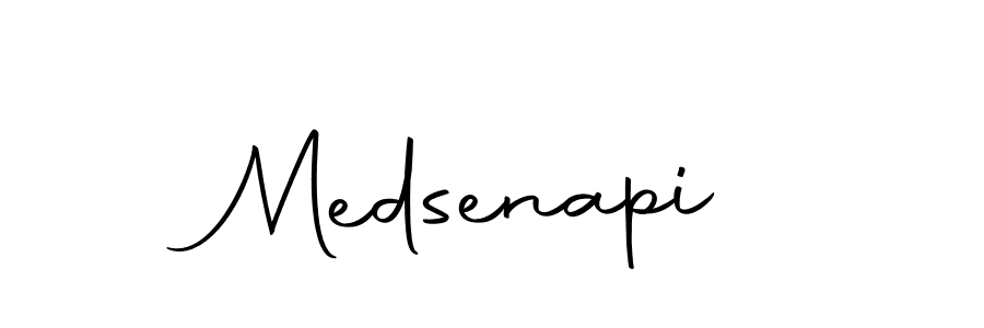 Make a beautiful signature design for name Medsenapi. With this signature (Autography-DOLnW) style, you can create a handwritten signature for free. Medsenapi signature style 10 images and pictures png