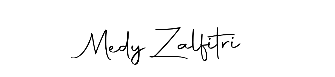 Design your own signature with our free online signature maker. With this signature software, you can create a handwritten (Autography-DOLnW) signature for name Medy Zalfitri. Medy Zalfitri signature style 10 images and pictures png