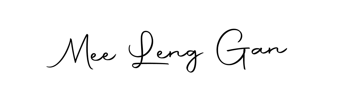 Autography-DOLnW is a professional signature style that is perfect for those who want to add a touch of class to their signature. It is also a great choice for those who want to make their signature more unique. Get Mee Leng Gan name to fancy signature for free. Mee Leng Gan signature style 10 images and pictures png