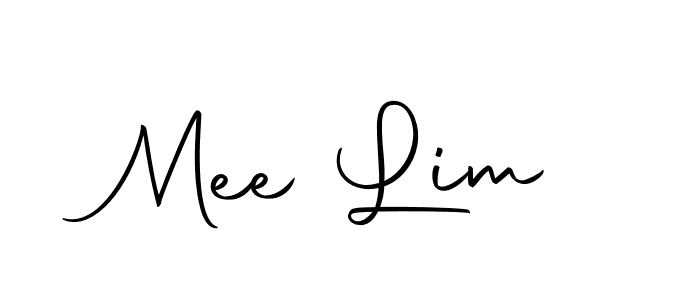 Use a signature maker to create a handwritten signature online. With this signature software, you can design (Autography-DOLnW) your own signature for name Mee Lim. Mee Lim signature style 10 images and pictures png