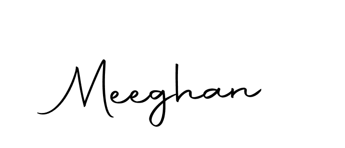Make a beautiful signature design for name Meeghan. With this signature (Autography-DOLnW) style, you can create a handwritten signature for free. Meeghan signature style 10 images and pictures png