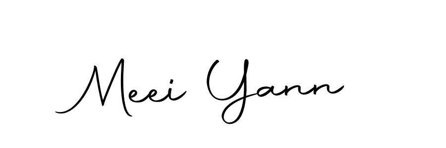 Also we have Meei Yann name is the best signature style. Create professional handwritten signature collection using Autography-DOLnW autograph style. Meei Yann signature style 10 images and pictures png