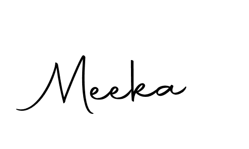 The best way (Autography-DOLnW) to make a short signature is to pick only two or three words in your name. The name Meeka include a total of six letters. For converting this name. Meeka signature style 10 images and pictures png