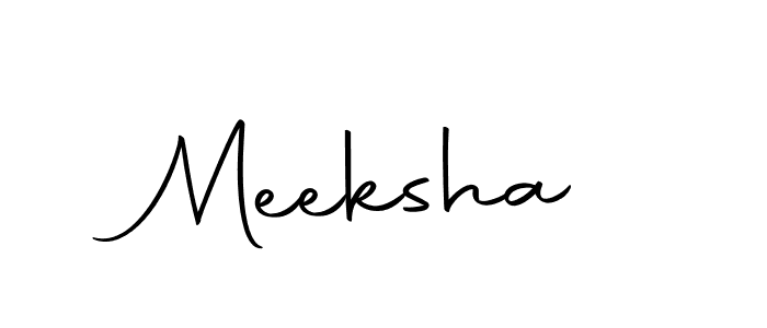 It looks lik you need a new signature style for name Meeksha. Design unique handwritten (Autography-DOLnW) signature with our free signature maker in just a few clicks. Meeksha signature style 10 images and pictures png