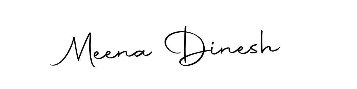 Also we have Meena Dinesh name is the best signature style. Create professional handwritten signature collection using Autography-DOLnW autograph style. Meena Dinesh signature style 10 images and pictures png