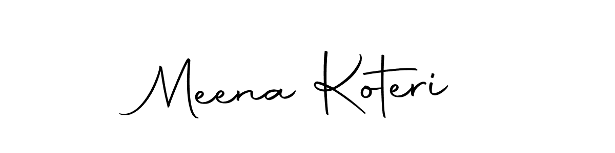 Make a beautiful signature design for name Meena Koteri. Use this online signature maker to create a handwritten signature for free. Meena Koteri signature style 10 images and pictures png