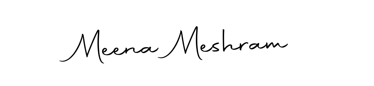 Create a beautiful signature design for name Meena Meshram. With this signature (Autography-DOLnW) fonts, you can make a handwritten signature for free. Meena Meshram signature style 10 images and pictures png