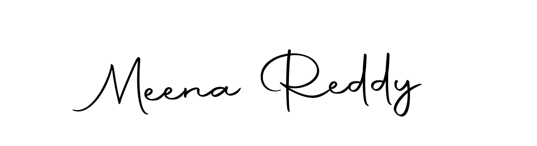 Create a beautiful signature design for name Meena Reddy. With this signature (Autography-DOLnW) fonts, you can make a handwritten signature for free. Meena Reddy signature style 10 images and pictures png