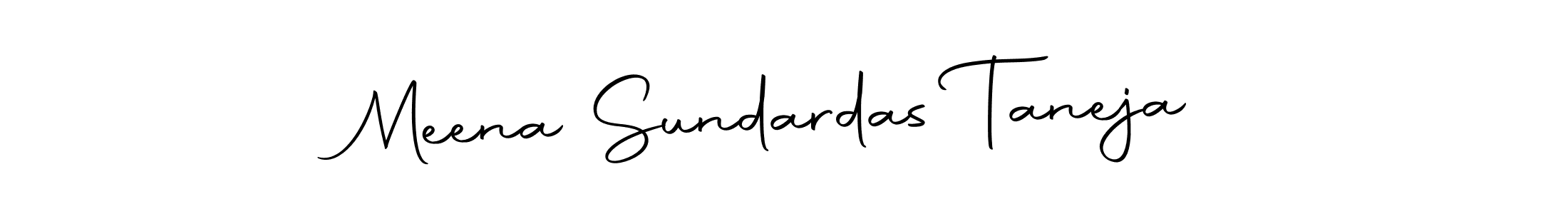 How to make Meena Sundardas Taneja signature? Autography-DOLnW is a professional autograph style. Create handwritten signature for Meena Sundardas Taneja name. Meena Sundardas Taneja signature style 10 images and pictures png