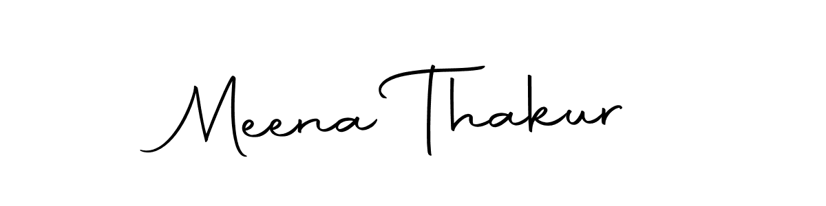 Also we have Meena Thakur name is the best signature style. Create professional handwritten signature collection using Autography-DOLnW autograph style. Meena Thakur signature style 10 images and pictures png
