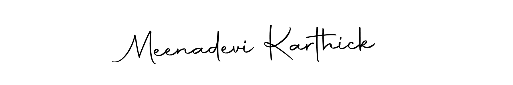 It looks lik you need a new signature style for name Meenadevi Karthick. Design unique handwritten (Autography-DOLnW) signature with our free signature maker in just a few clicks. Meenadevi Karthick signature style 10 images and pictures png