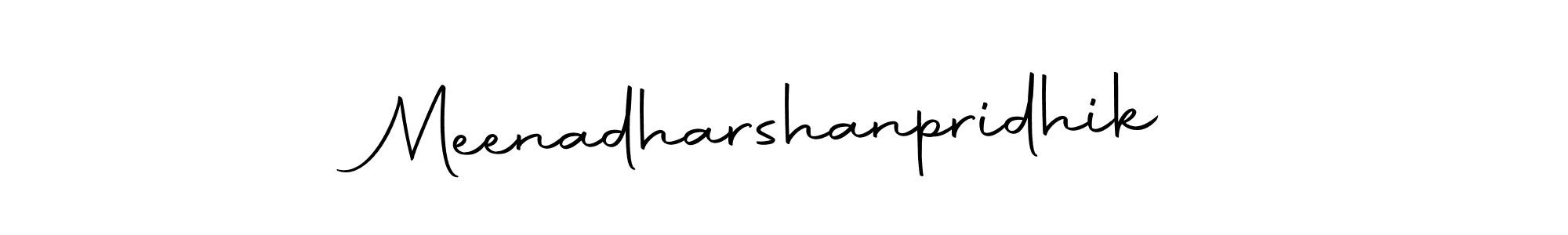 How to make Meenadharshanpridhik name signature. Use Autography-DOLnW style for creating short signs online. This is the latest handwritten sign. Meenadharshanpridhik signature style 10 images and pictures png